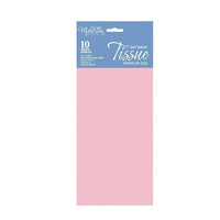 MillBrook Papier de soie, Rose pâle, 10 feuilles par paquet, caisse de 12 (93004)-Papier de soie