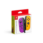 Nintendo - Manettes Joy-Con pour Nintendo Switch, mauve néon /orange-Deux Joy-Con peuvent être utilisés indépendamment l’un de l’autre, ou ensemble comme une manette de jeu lorsqu’ils sont attachés au support Joy-Con.