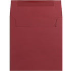 JAM Paper Enveloppes simples, 8,5 x 8,5 po, rouge foncé, 250/paquet-Intérieur vierge où écrire un mot personnalisé