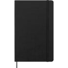 Moleskine - agenda semainier non daté  - 12 mois - grand - noir - couverture rigide - 5 x 8,25 po-Double page à chaque semaine, avec les jours de la semaine sur la gauche, face à une page lignée
