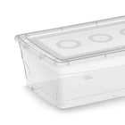 KIS - Omni Curver boîte de rangement - Transparente - 6.5 qt.-Matériau en résine durable et facile à nettoyer, essuyez simplement avec un chiffon humide