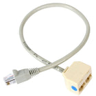StarTech  Câble adaptateur répartiteur 2-1 RJ45, femelle/mâle-Combinez deux câbles sur une prise murale RJ45, puis divisez une ligne de catégorie 5/5e entre deux appareils à l’aide du RÉPARTITEUR RJ45 aux deux extrémités de l’installation