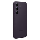 Samsung - Étui en silicone pour Galaxy S24+, Violet foncé-4