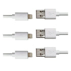 Exian – Câble épais Lightning USB, 1 m, blanc, paq./3-Ce câble assure la connexion de Lightning USB à USB