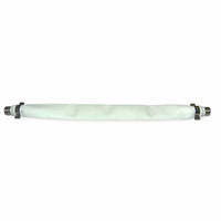 Digiwave – Câble coaxial plat, 1 x 2 x 7 po, blanc-Passe sous les portes, les portes de patio, dans les cadres de fenêtres et d’autres espaces restreints