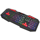 Marvo Wired LED Rainbow Backlight Membrane 112-Key Multimedia Gaming Keyboard-interface USB