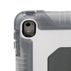Targus – Étui robuste SafePort pour iPad, blanc/gris-Extérieur surmoulé en 2 pièces avec polyuréthane thermoplastique transparent absorbant les chocs