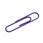 JAM PAPER - Trombone Geant Colore 2", Violet, 3 Paquets de 75-Taille : 2 pouces (grand/jumbo)