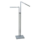 Eddie's - Porte-vêtements à 2 bras - Hauteur ajustable 48 po - 72 po - Chrome-Porte-vêtements