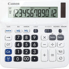 Canon - Calculatrice de bureau WS-220TSG à 12 chiffres-Affichage large ACL à inclinaison réglable 12 chiffres et 3 décimales
