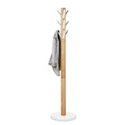 Umbra – Porte-manteaux Flapper, naturel/blanc (320361-668)-Neuf crochets escamotables en aluminium coulé 