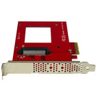 StarTech® Adaptateur U.2 à PCIe de 2,5 po U.2 NVMe SSD, SFF-8639, PCI Express x4 3.0 (PEX4SFF8639)-Adaptateur hôte PCI Express 3.0 x4 lignes