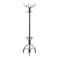 Monarch Specialties - 2031 Patere Avec Soutien Parapluie - Metal Noir-Portemanteau