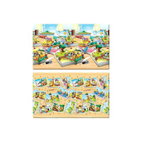 Dwinguler – Tapis de jeu sensoriel raconteur à motif Fables d'Ésope-Ce grand tapis épais mesure 230 cm x 140 cm x 1,5 cm d'épaisseur (ou 90,55 po x 55,11 po x 0,6 po) 
