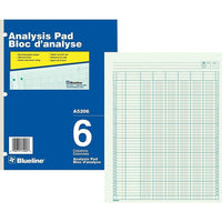 Blueline Tablette d'analyse A5206, 6 colonnes-A5206 - 6 colonnes