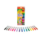Crayola - Marqueurs timbreurs lavables émoji - Paquet de 16 -Marqueurs Lavables : Les marqueurs lavables Crayola se lavent de la peau et de la plupart des vêtements lavables