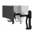Support de bureau pour moniteur double TRACE d’Ergotron 45-631-224 - Noir mat-Taille maximale d’écran : Jusqu’à 27 pouces. Capacité en poids : 9,8 kg (21,5 lb)