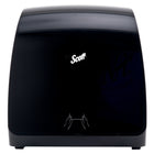 Scott - Distributrice manuelle d’essuie-mains Slimroll - pour essuie-mains Scott Slimroll avec mandrin orange - 12,65 po x 13,02 po x 7,18 po - Noire-Noire