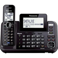 Panasonic - Téléphone sans fil 2 lignes avec Bluetooth KXTG9541B-Lien automatique Bluetooth® pour cellulaire