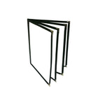 Futech Support de menu à 8 vues BLK 8-1 / 2 "lx 11" h, noir, 10 / paquet-8-1 / 2 "WX 11" H