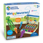 Learning Resources - Wriggleworms ! Ensemble d'activité de motricité fine-5-En-1 plaisir d'apprentissage préscolaire - couleurs de maître, nombres, et plus encore