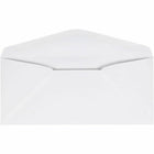 JAM Paper #10 Enveloppes Commerciales Strathmore - 4,125" x 9,5" - Lin blanc brillant - Paquet de 50-Taille : #10 (4,13 x 9,5 pouces)