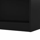 Bush Furniture - Petite bibliothèque à 2 tablettes Universal - ensemble de 2 - noir-Les panneaux de côté lisses vous permettent de placer facilement 2 bibliothèques ou plus l’une à côté de l’autre pour du rangement supplémentaire à la maison ou au bureau