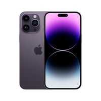 Apple - iPhone 14 Pro Max 6.7 po ecran Liquid Retina XDR, 128 Go, Violet sombre, Bell et Virgin Plus-Écran Super Retina XDR de 6,7 po toujours allume avec ProMotion