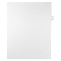 Mark Maker – Onglets séparateurs juridiques blancs, 1/25 onglets, format lettre, sans trous, numéro 107, 25/paquet-Onglets séparateurs blancs, 1/25 onglets