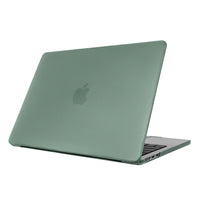 Étui de protection SwitchEasy Touch pour MacBook Air 13,6" (M2 2022 / M3 2024) - Vert transparent-La texture délicate assure à votre MacBook un look élégant et reste en sécurité