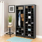 Prepac – Armoire compacte pour souliers, noir-Fabriqué au Canada et répond à toutes les normes de sécurité américaines