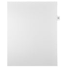 Markmaker - Intercalaires imprimes Legal, Blanc, 1/15th coupe, format lettre, sans trous, 25 tabs/PQT, 5 PQT/Boite, Numero 124-Intercalaires imprimes Legal