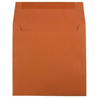 JAM Paper Enveloppes carrées de 6,5 x 6,5 po, orange foncé, 1000/paquet (3157452b)-Enveloppes en papier orange