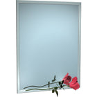 ASI - Miroir à verrouillage, 18 po x 36 po, verre à glace-Miroir à verrouillage en verre à glace, 18 x 36