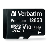 Verbatim - Carte MicroSDXC Classe 10 UHS-1, 128 Go-Carte MicroSDXC 128 Go Classe 10 UHS-1