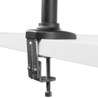 Kanto – Bras de support DM1000 pour moniteur de 13 po à 27 po-Le mécanisme d'inclinaison accessible fournit un angle d'inclinaison de +90/-65 degrés