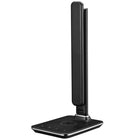 Sheffield Home - T-Bar Lampe LED à Chargement Sans Fil Avec Affichage du Calendrier LCD - Noir-Dimensions: 5,5" L x 7,9" W x 23,0" H