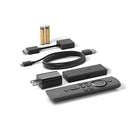 Amazon - Tout nouveau Fire TV Stick avec Alexa Voice Remote (comprend les commandes du téléviseur) - Sortie 2020-Bluetooth 5.0 et Bluetooth Low Energy. Associez-le avec des haut-parleurs Bluetooth, des écouteurs, des contrôleurs de jeux vidéo et plus