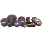Merit - Disques À Lamelles - Meules À Lamelles Abrasives Montées, Oxyde D'Aluminium/Céramique, 3po x 1po x 1/4po, paquet de 6-Matériau abrasif Oxyde d'aluminium