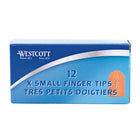 Westcott − Embouts de doigt robustes non aérés − très petits − paquet de 12-Embouts de doigt en caoutchouc de style classique