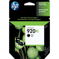 HP 920XL Cartouche d’encre noire à rendement élevé d’origine (CD975AN)-Couleur: Noir