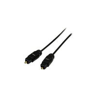 StarTech  THINTOS15 Toslink Câble audio mâle/mâle, 15 pi-Connecteurs Toslink mâles pour facilement connecter deux appareils