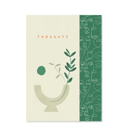 Studio Oh! - Sérénité botanique Journal recto-verso - 7.70" x 5.40" - Couleur assortie-Couleur assortie