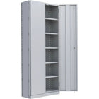 Metalware – Étagère enclenchable RK900, 7 tablettes, 36 x 18 x 88 po, gris pâle-Système de tablettes ajustables offrant un espace de rangement solide, mais économique qui convient à vos besoins
