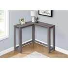 Monarch Specialties - 3658 Table D'Appoint Console De Coin 36 po L - Gris-Cet article n'a pas d'etageres