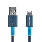 BlueDiamond - Câble Lightning SmartSync+, 3 pi (GD4816K3)-Motif de nylon tressé anti-nœuds pour une durabilité supérieure