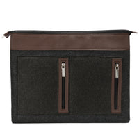 Housse pour ordinateur portable compatible avec de 10 à 12 po Housse pour ordinateur portable, Marron-Le profil mince permet un rangement pratique de la pochette dans votre mallette, vos bagages ou votre sac à dos