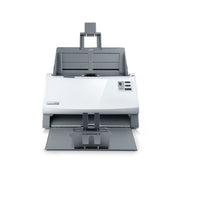 Plustek - SmartOffice PS3180U Scanner de documents couleur recto-verso - Blanc/Gris-Numérise les cartes plastiques, les cartes d'assurance, les cartes de licence, les cartes de visite jusqu'à 1,2 mm