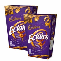 Cadbury - eclairs au chocolat - 420 g - Paquet de 2-Les deux ingredients classiques du caramel et du chocolat au lait creent une experience unique qui a fait des eclairs de Cadbury le numero un des eclairs au monde !