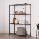 Trinity – Étagère tout usage bronze foncé à 4 tablettes, (TBFPBR-0901)-Dimensions (L. x l. x H.): 91,4 cm x 35,6 cm x 137,2 cm (36 po x 14 po x 54 po)